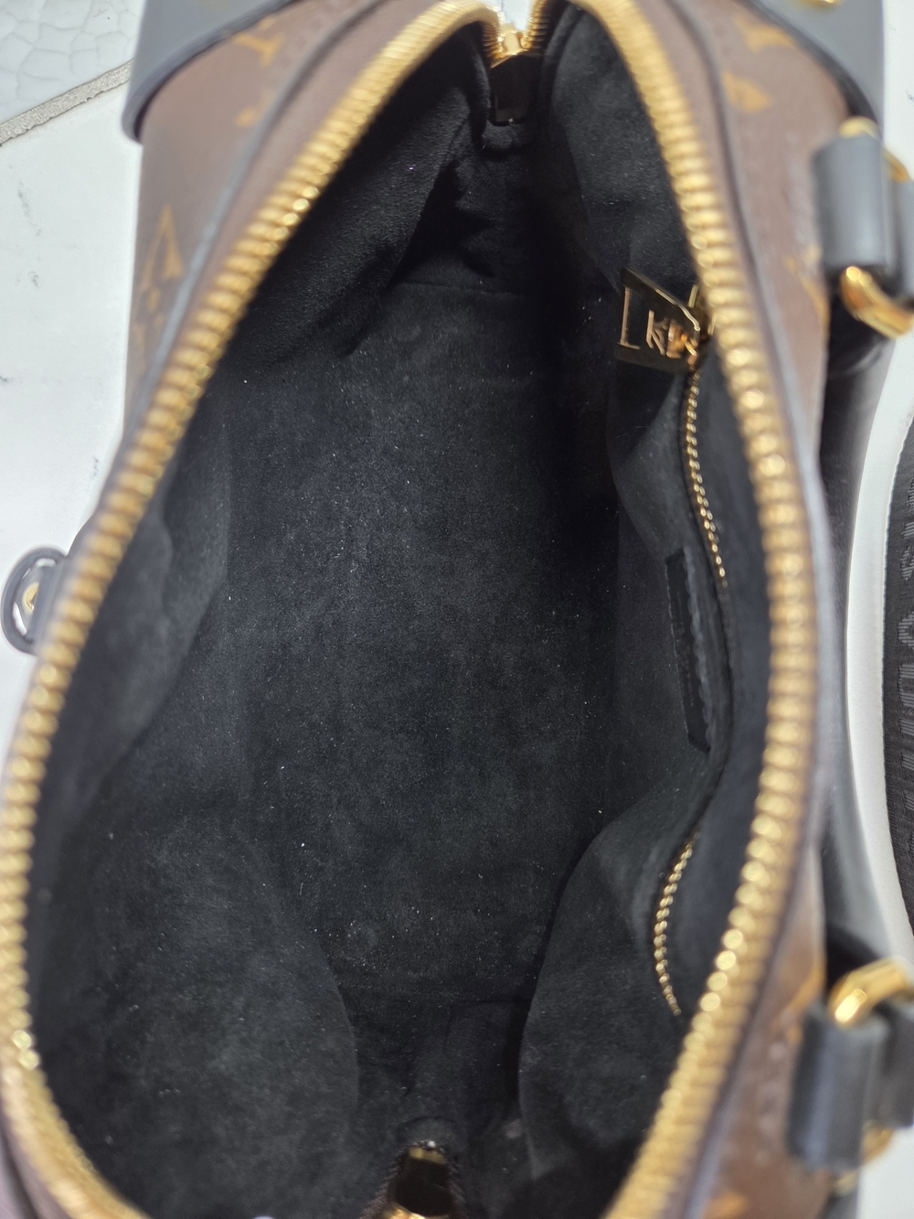 Louis Vuitton Monogram Petite Malle Souple Crossbody Bag - Excellent - Picture 14 of 16